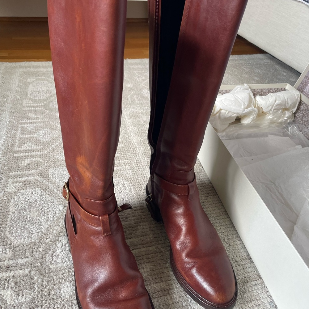 M. Gemi Women's Heeled Boots in Rich Brown